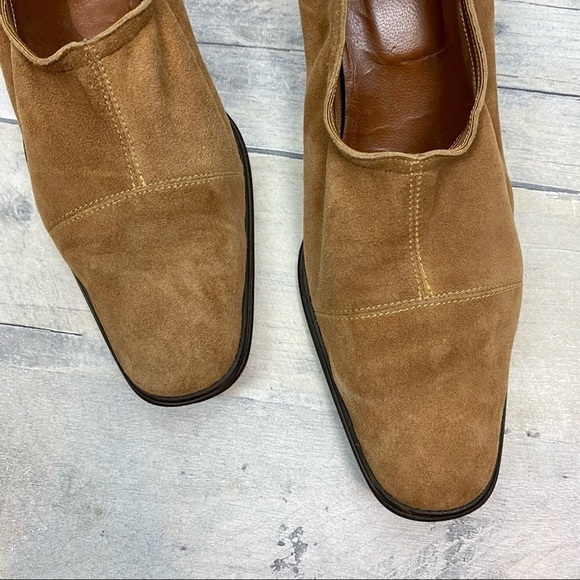 Jean Paul Barriol Accessorie camel suede block heel La size 39 - Picture 7 of 10